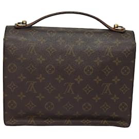 Louis Vuitton-LOUIS VUITTON Monogram Monceau 28 Hand Bag 2way M51185 LV Auth 78302-Monogram