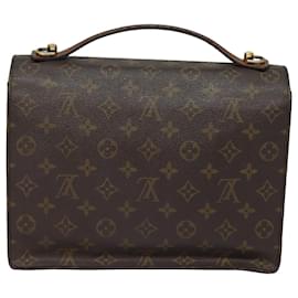 Louis Vuitton-LOUIS VUITTON Monogram Monceau 28 Bolsa de mano 2way M51185 LV Auth 78302-Monograma