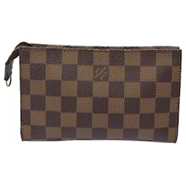 Louis Vuitton-LOUIS VUITTON Pochette Marais Damier Ebene LV Auth 79059-Altro