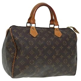 Louis Vuitton-LOUIS VUITTON Monogram Speedy 30 Hand Bag M41526 LV Auth 79272-Monogram