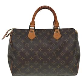 Louis Vuitton-LOUIS VUITTON Monogram Speedy 30 Hand Bag M41526 LV Auth 79272-Monogram