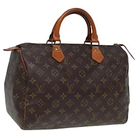 Louis Vuitton-LOUIS VUITTON Monogram Speedy 30 Hand Bag M41526 LV Auth 78904-Monogram