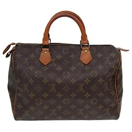 Louis Vuitton-LOUIS VUITTON Monogram Speedy 30 Hand Bag M41526 LV Auth 78904-Monogram