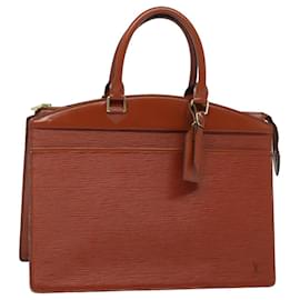 Louis Vuitton-LOUIS VUITTON Sac à main Epi Riviera Marron M48183 LV Auth 79500-Marron