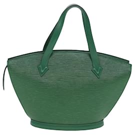 Louis Vuitton-LOUIS VUITTON Epi Saint Jacques Bolsa de Mão Verde M52274 LV Auth yk13175-Verde