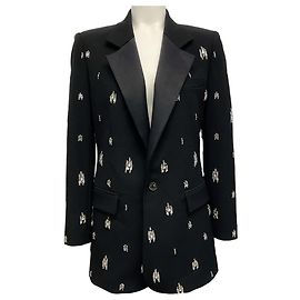 A.L.C. Black Blazer with Crystals Black