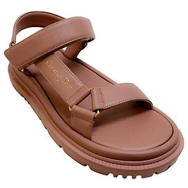 D-Wave Sandalen aus rosafarbenem Lammleder von Christian Dior Pink