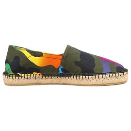 Valentino Garavani Camouflage Slip-on Canvas Espadrilles 43 in Multicolor LAVB73Y2 Multiple colors