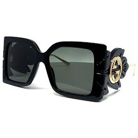 Gucci Sunglasses Black Plastic Black