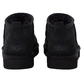 Ugg Classic Ultra Donne in Pelliccia Nera Nero