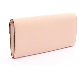 Fendi-Carteira longa de couro Continental FENDI 8M0251 em ótimo estado-Rosa