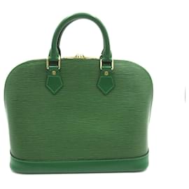 Louis Vuitton-Bolsa de couro Louis Vuitton Alma M52144 em ótimo estado-Verde