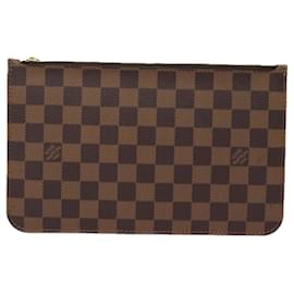 Louis Vuitton-Pochete Neverfull Louis Vuitton-Marrom