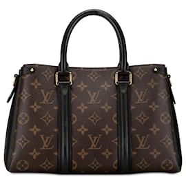 Louis Vuitton-Louis Vuitton Soufflot BB Monograma Marrón-Castaño,Negro