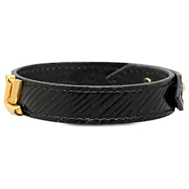 Louis Vuitton-Louis Vuitton Black Epi Twist It Bracelet-Black