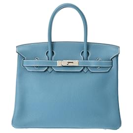 Hermès-Hermès Birkin 30-Blue