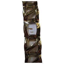 Dolce & Gabbana Montre acier doré. Doré