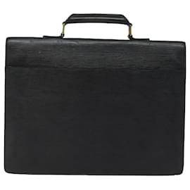 Louis Vuitton-LOUIS VUITTON Epi Serviette Ambassador Bolsa de Negócios Preta M54412 LV Auth 79610-Preto