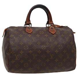 Louis Vuitton-LOUIS VUITTON Monogram Speedy 30 Hand Bag Vintage M41526 LV Auth bs15328-Monogram