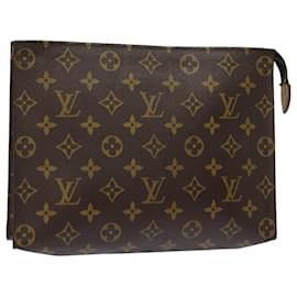 Louis Vuitton-LOUIS VUITTON Monogram Poche Toilette 26 Pouch M47542 LV Auth yk13224-Monogram