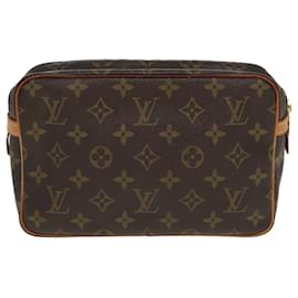 Louis Vuitton-LOUIS VUITTON Monogram Compiegne 23 Clutch Bag M51847 LV Auth 79707-Monogram