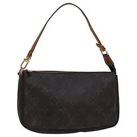 Louis Vuitton-LOUIS VUITTON Monogram Pochette Accessoires Pouch M51980 LV Auth 79925-Monogram