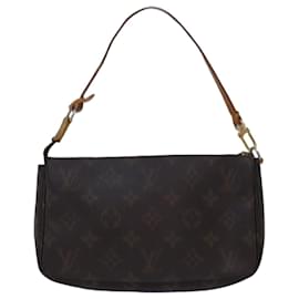 Louis Vuitton-LOUIS VUITTON Monogram Pochette Accessoires Pouch M51980 LV Auth 79925-Monogram