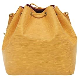 Louis Vuitton-LOUIS VUITTON Epi Petit Noé Bolsa de Ombro Tassili Amarelo M44109 LV Auth 78189-Outro