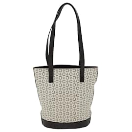 Céline-Celine C Macadam Canvas Handtasche Weiß Auth 79191-Weiß