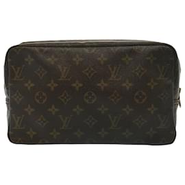 Louis Vuitton-LOUIS VUITTON Monogram Trousse Toilette 28 Clutch Bag M47522 LV Auth bs15393-Monogram