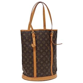 Louis Vuitton-LOUIS VUITTON Monogram Bucket GM Shoulder Bag M42236 LV Auth bs15518-Monogram