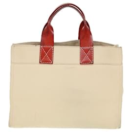 Burberry-Sac à main Burberry Blue Label en toile beige Auth bs15478-Beige