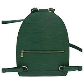 Louis Vuitton-LOUIS VUITTON Epi Mabillon Mochila Verde M52234 LV Auth 79254-Verde