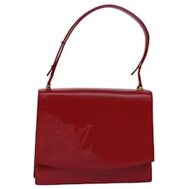 Louis Vuitton-LOUIS VUITTON Linha Opera Bolsa de Ombro Delph Vermelha M63937 LV Auth 78114-Vermelho