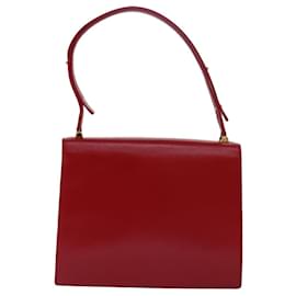 Louis Vuitton-LOUIS VUITTON Linha Opera Bolsa de Ombro Delph Vermelha M63937 LV Auth 78114-Vermelho