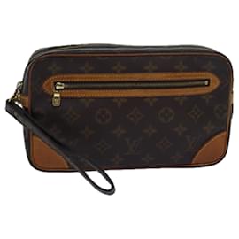 Louis Vuitton-LOUIS VUITTON Monogram Marly Dragonne GM Clutch Bag M51825 LV Auth th5080-Monogram