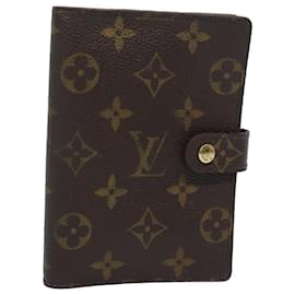 Louis Vuitton-LOUIS VUITTON Monogram Agenda PM Day Planner Cover R20005 LV Auth ki4635-Monogram