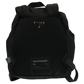 Prada-Sac à épaule PRADA en nylon noir Auth yk13259-Noir