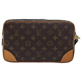 Louis Vuitton-LOUIS VUITTON Monogram Marly Dragonne GM Clutch Bag M51825 LV Auth yk13217-Monogram