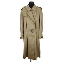 Burberry-Cotton trench coat-Khaki