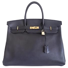 Hermès-Hermes Birkin 40 Bag-Black