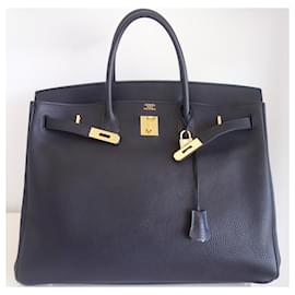 Hermès-Hermes Birkin 40 Bag-Black