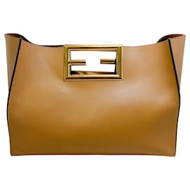 Fendi-Fendi Gepäck Große Tote-Braun