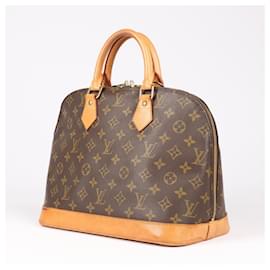 Louis Vuitton-LOUIS VUITTON Monogram Canvas Alma PM Handtasche M51130-Braun