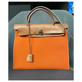 Hermès-Herbag 31 PM-Arancione