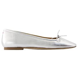 Delfina Ballerinas - Aeyde - Leder - Silber Silber Metallisch