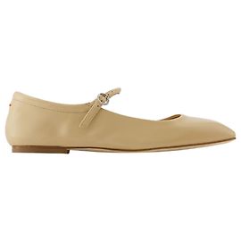Eine Ballerina - Aeyde - Leder - Latte Braun Beige