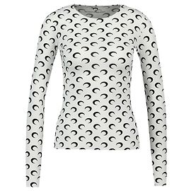 Moon Jersey Second Skin T-Shirt - Marine Serre - Synthetisch - Weiß Weiß