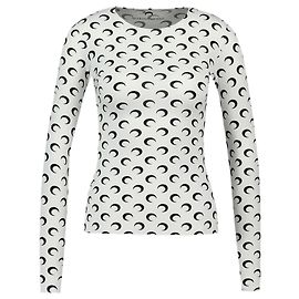 Moon Jersey Second Skin T-Shirt - Marine Serre - Synthetisch - Weiß Weiß