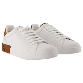 Dolce & Gabbana-Sneakers basse - Dolce&Gabbana - Pelle - Bianco-Bianco